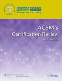 acsm certification review