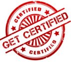 get certified